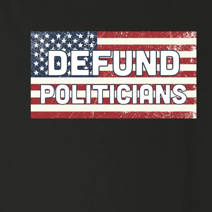 Defund Politicians Toddler Long Sleeve Shirt