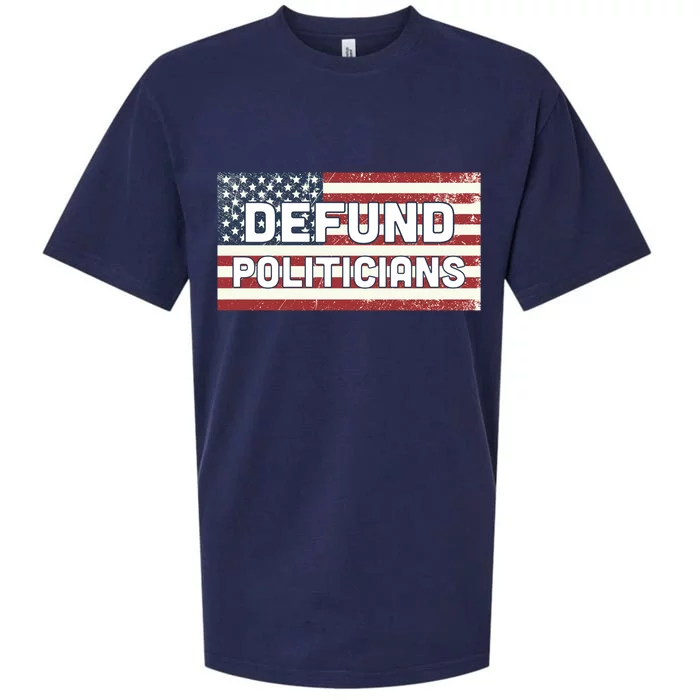 Defund Politicians Sueded Cloud Jersey T-Shirt