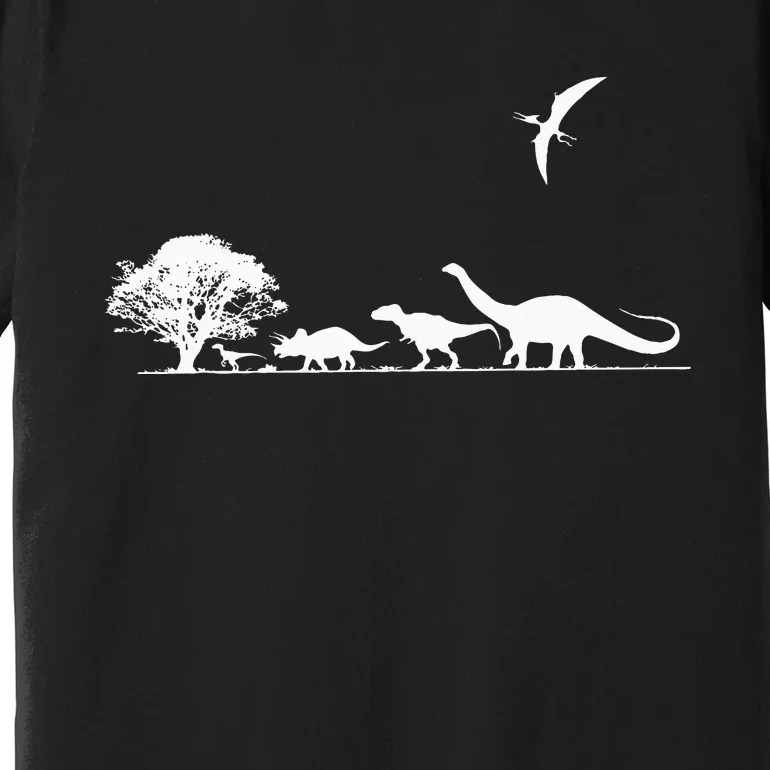 Dinosaurs Prehistoric Dinosaur Kids Or Adults Dino Premium T-Shirt