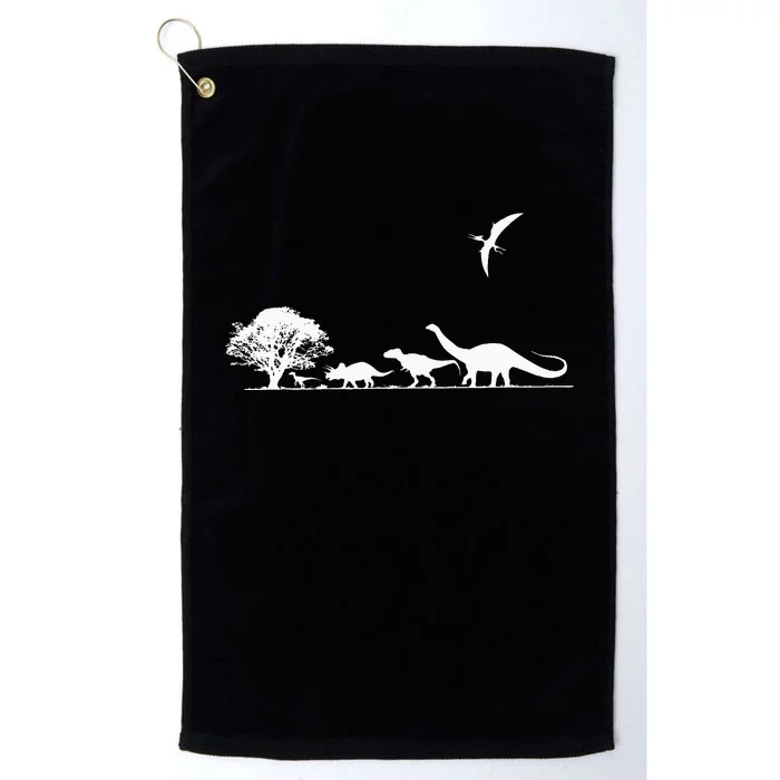 Dinosaurs Prehistoric Dinosaur Kids Or Adults Dino Platinum Collection Golf Towel