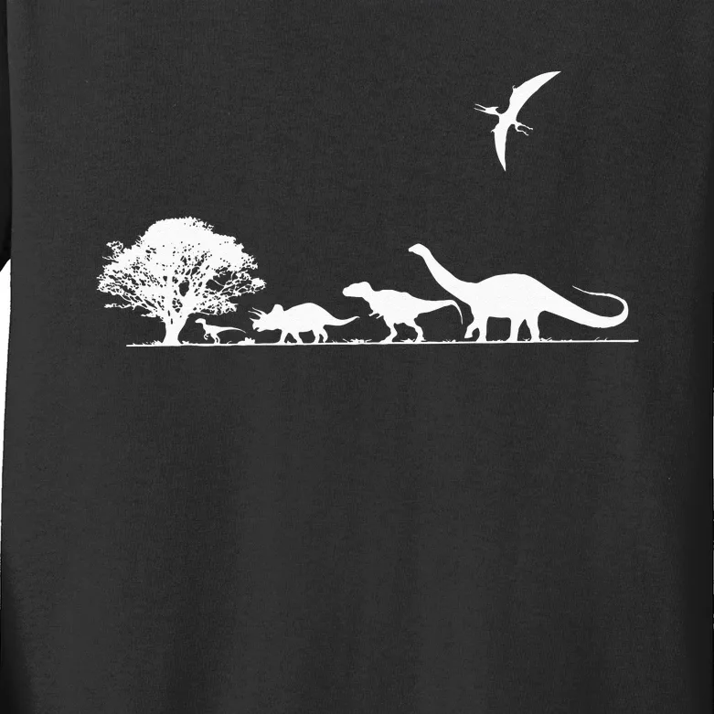 Dinosaurs Prehistoric Dinosaur Kids Or Adults Dino Kids Long Sleeve Shirt