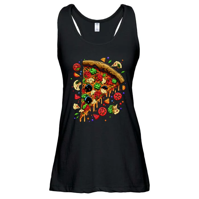 Delicious Pizza Ladies Essential Flowy Tank