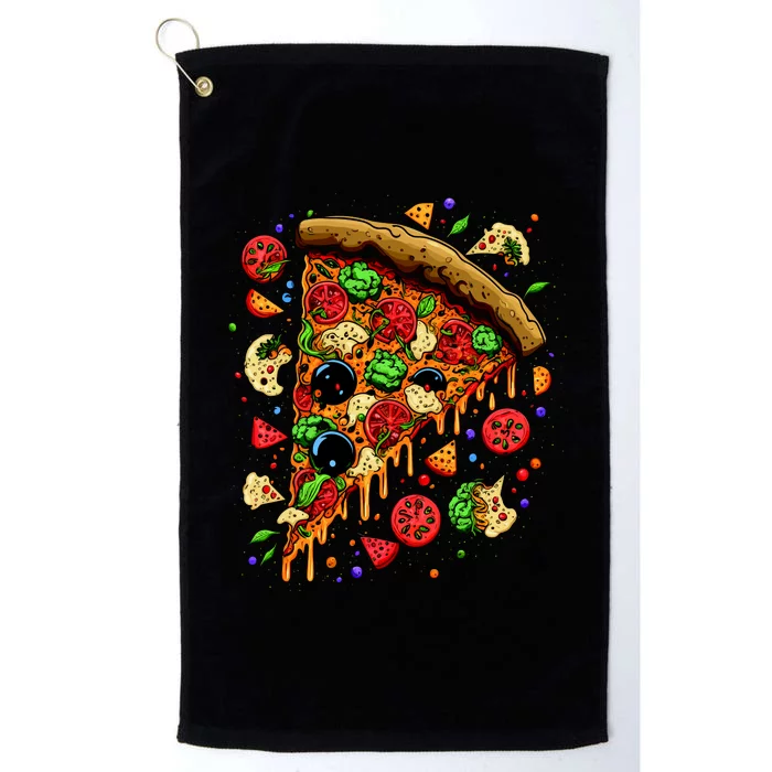 Delicious Pizza Platinum Collection Golf Towel