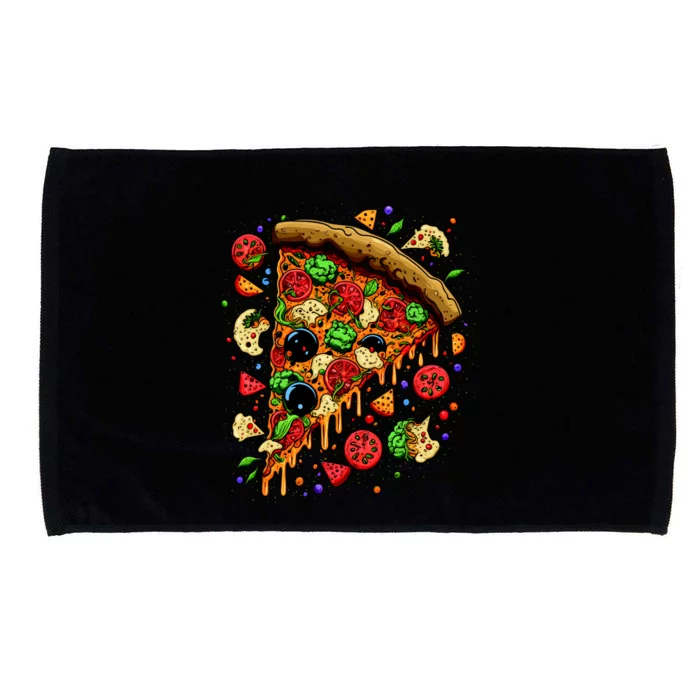 Delicious Pizza Microfiber Hand Towel