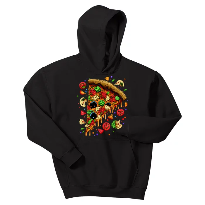 Delicious Pizza Kids Hoodie