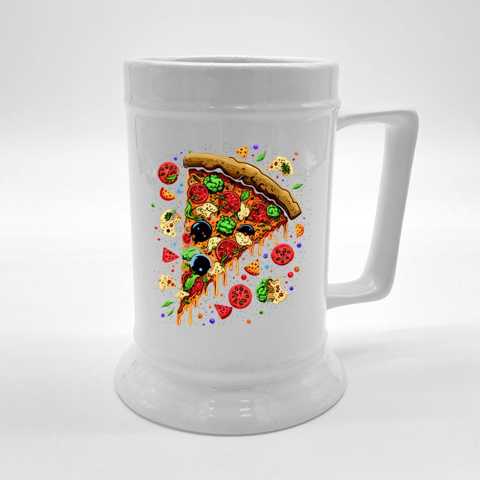 Delicious Pizza Front & Back Beer Stein