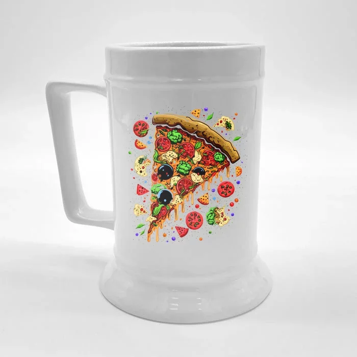 Delicious Pizza Front & Back Beer Stein