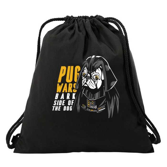 Darth Pug Drawstring Bag