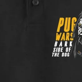 Darth Pug Dry Zone Grid Performance Polo