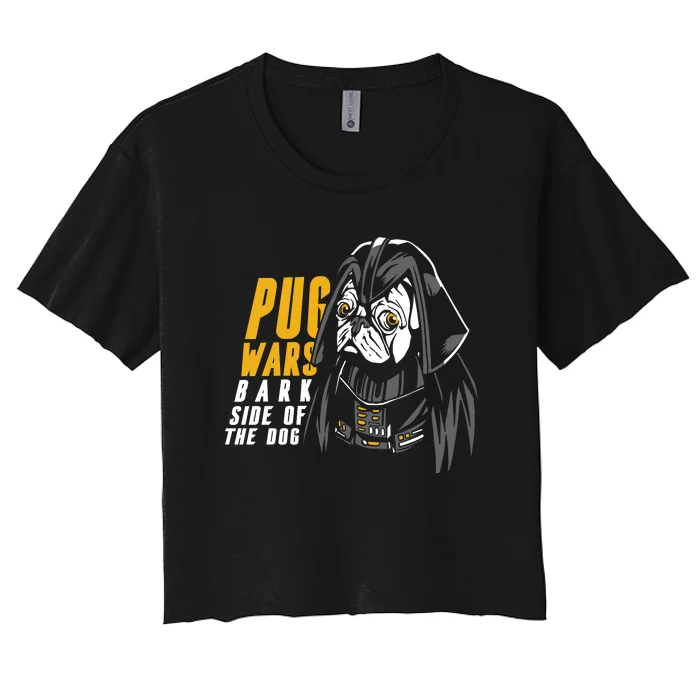 Darth Pug Women's Crop Top Tee