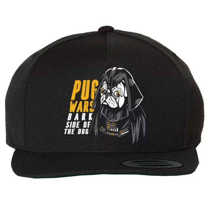 Darth Pug Wool Snapback Cap