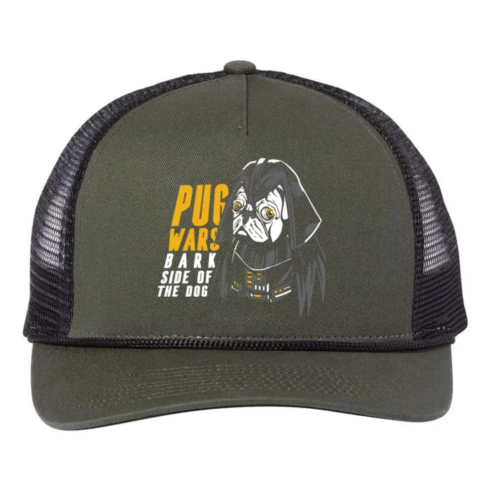 Darth Pug Retro Rope Trucker Hat Cap