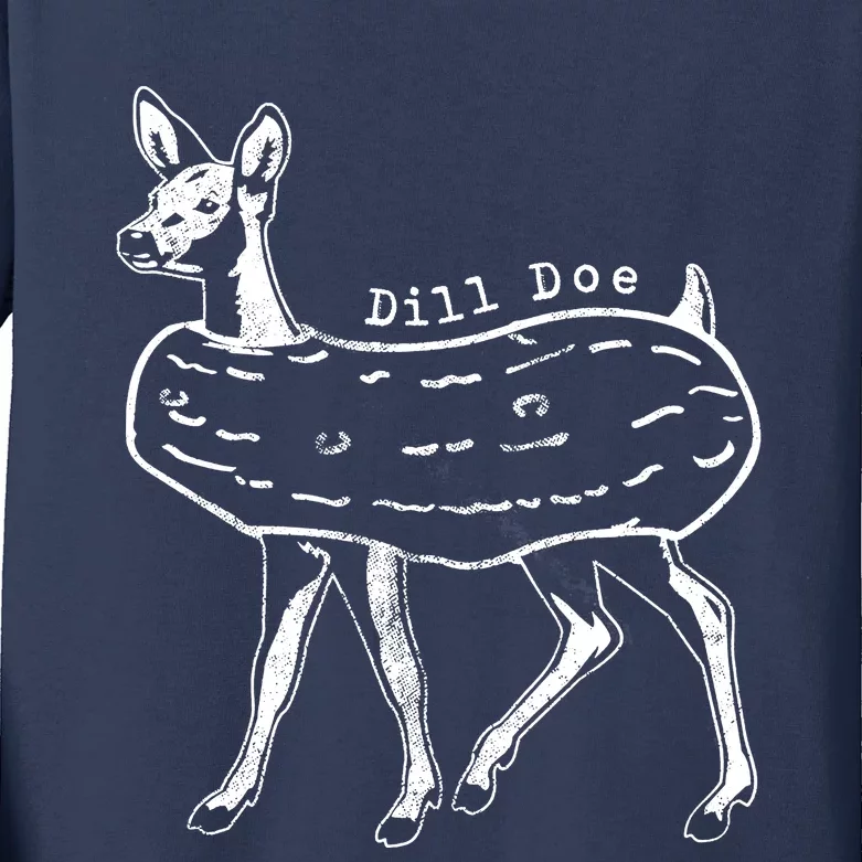 Dill Pickle Dill Doe Kids Long Sleeve Shirt