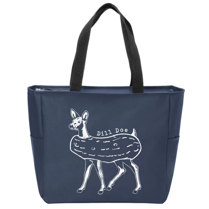 Dill Pickle Dill Doe Zip Tote Bag