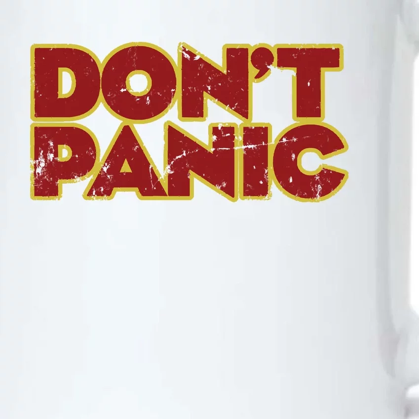 Don&39;t Panic Black Color Changing Mug