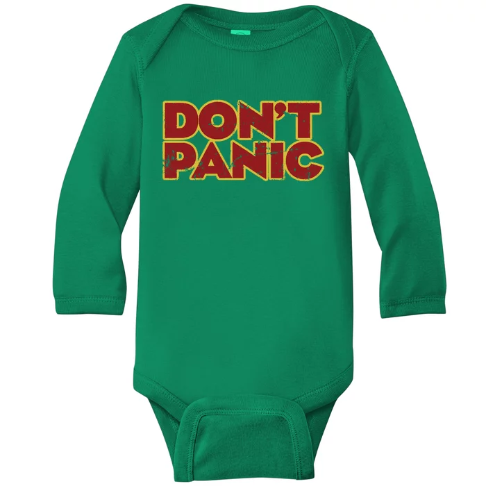 Don&39;t Panic Baby Long Sleeve Bodysuit