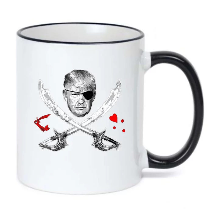 Dread Pirate Donald Trump Pirate Flag 2024 Black Color Changing Mug