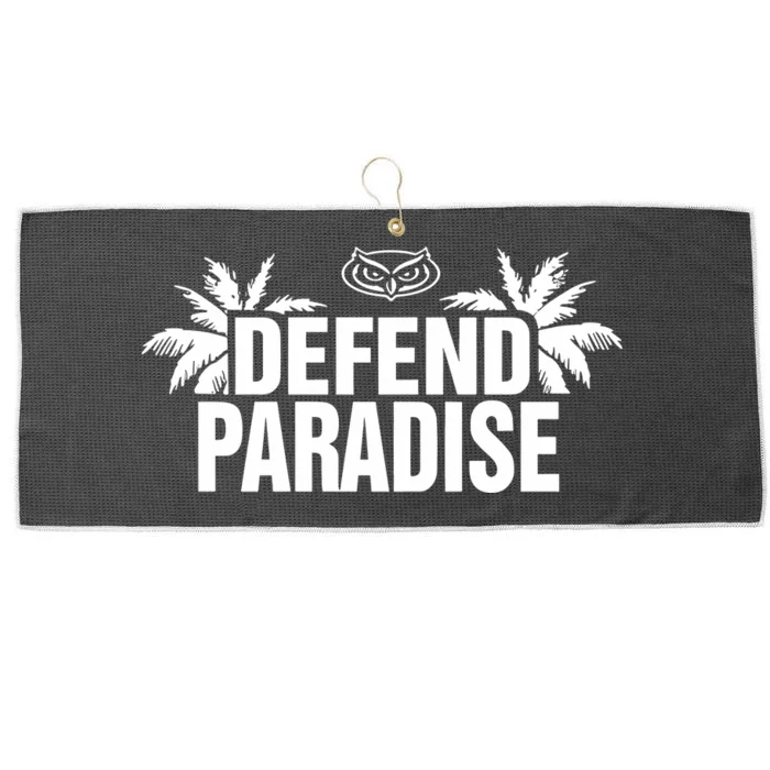 Defend Paradise Large Microfiber Waffle Golf Towel