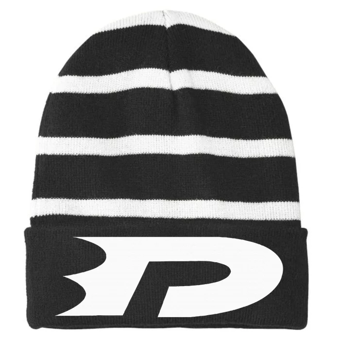 Danny Phanton Dp Striped Beanie with Solid Band