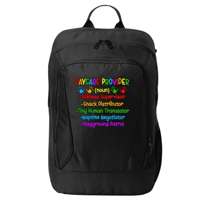 Daycare Provider Definition Daycare Teacher Day City Backpack