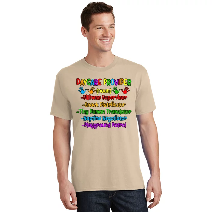 Daycare Provider Definition Daycare Teacher Day T-Shirt