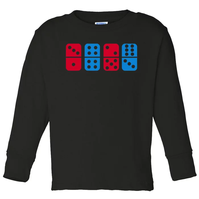 Domino pieces Toddler Long Sleeve Shirt