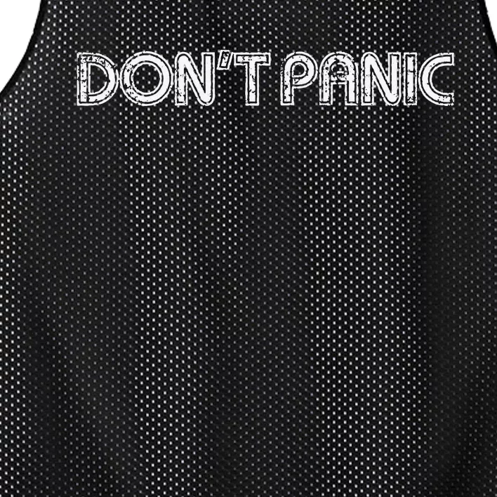 Dont Panic Mesh Reversible Basketball Jersey Tank