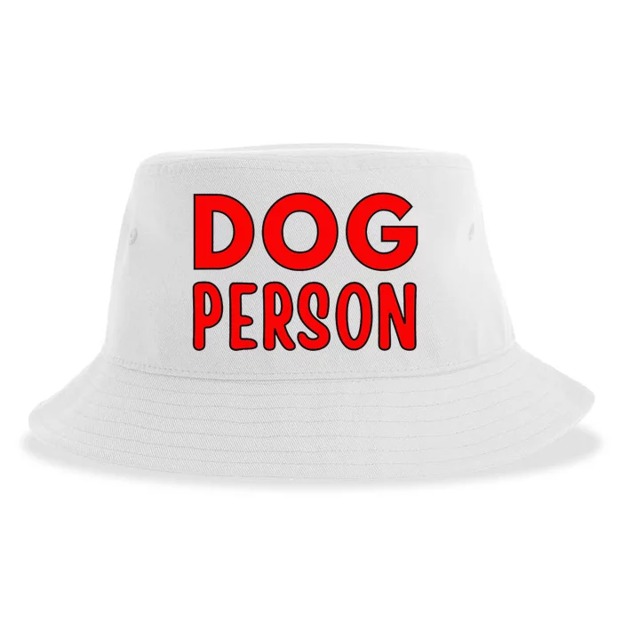 Dog Person Sustainable Bucket Hat