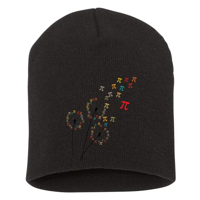 Dandelion pi day Flower Floral pi day Tree Lover Short Acrylic Beanie