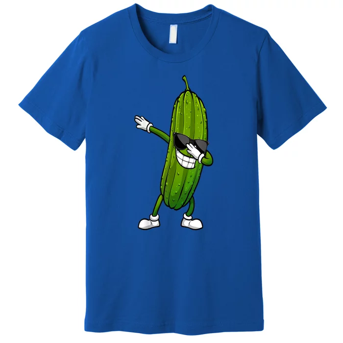 Dill Pickle Dabbing Pickle Glasses Funny Pickle Gift Premium T-Shirt