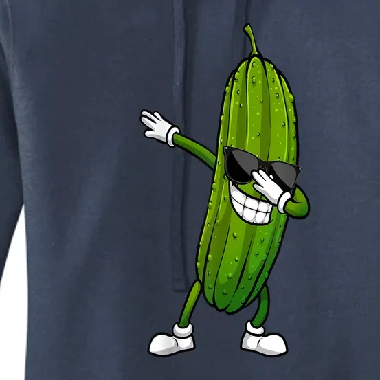 Dill Pickle Dabbing Pickle Glasses Funny Pickle Gift Women's Pullover Hoodie