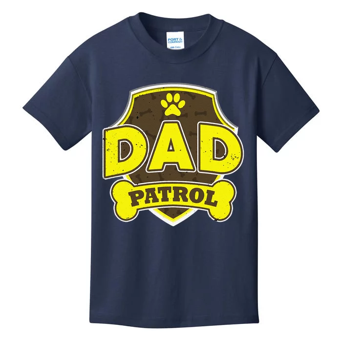 Dad Patrol Dog Kids T-Shirt