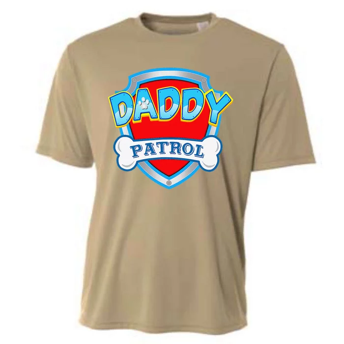 Daddy Patrol Dog Mom Dad Funny Gift Birthday Party Cooling Performance Crew T-Shirt