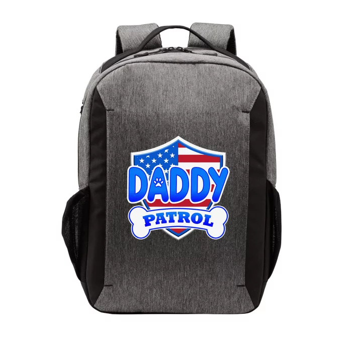 Daddy Patrol Dog Gift Vector Backpack