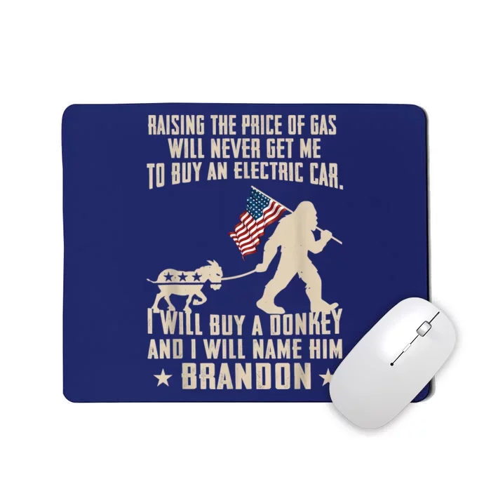 Donkey Pox Destroying America Funny Bigfoot Anti Biden Mousepad