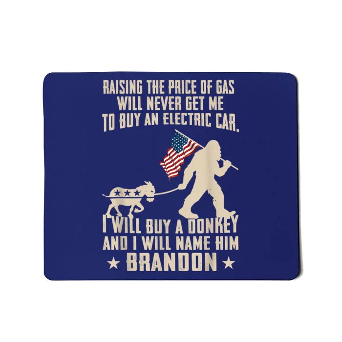 Donkey Pox Destroying America Funny Bigfoot Anti Biden Mousepad