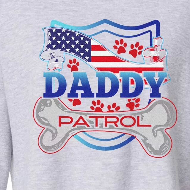 Daddy Patrol Dog Cropped Pullover Crew