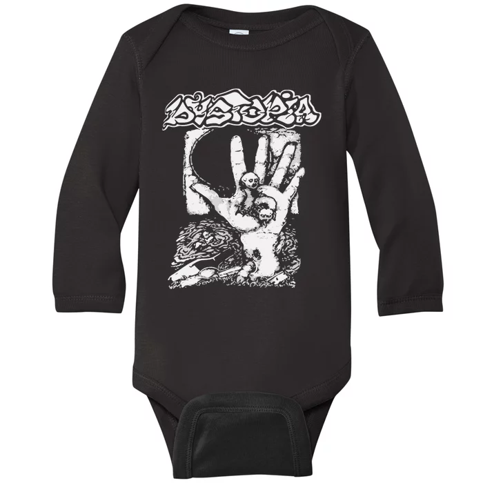 Dystopia Pollution Baby Long Sleeve Bodysuit