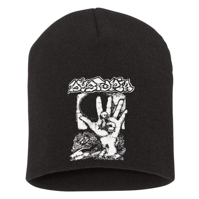 Dystopia Pollution Short Acrylic Beanie