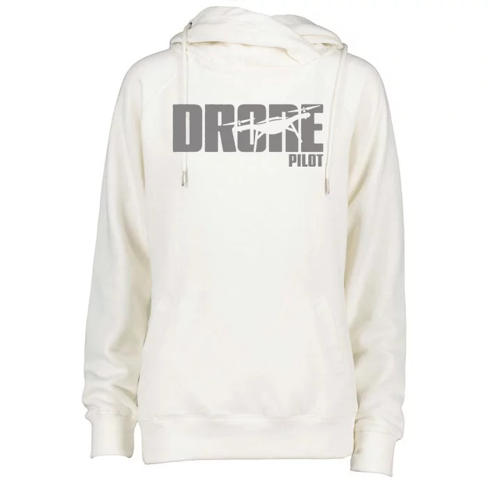 Drone Pilot Drone Operator Drone Life Womens Funnel Neck Pullover Hood