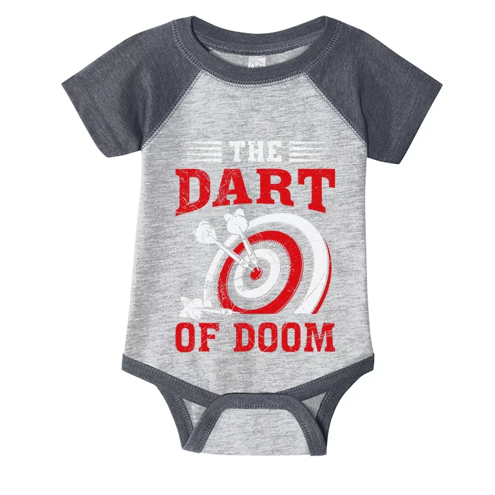 Darts Player Dart Of The Doom Funny Darts Lovers Infant Baby Jersey Bodysuit