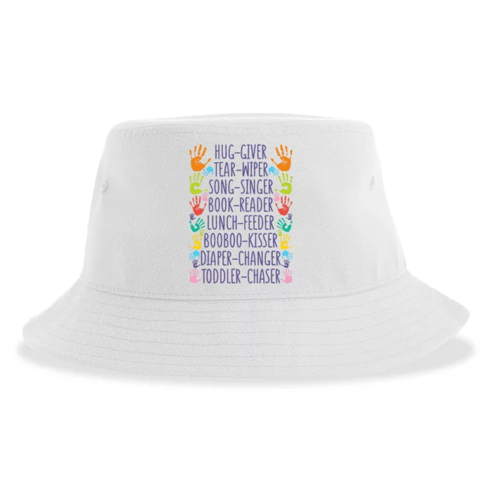 Daycare Provider Daycare Teacher childcare provider Sustainable Bucket Hat