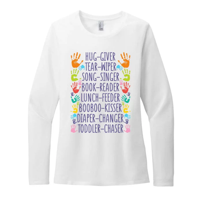 Daycare Provider Daycare Teacher childcare provider Womens CVC Long Sleeve Shirt