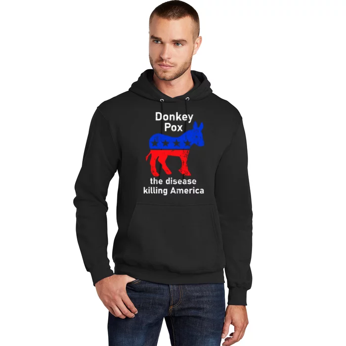 Donkey Pox Donkey Political Funny Satire Hoodie