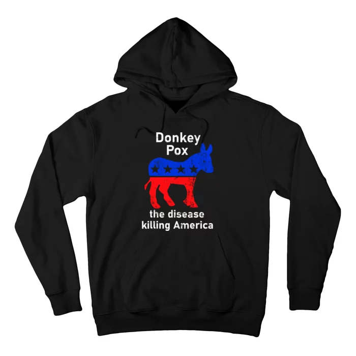 Donkey Pox Donkey Political Funny Satire Hoodie