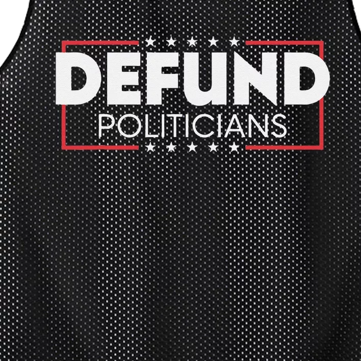 Defund Politicians Mesh Reversible Basketball Jersey Tank