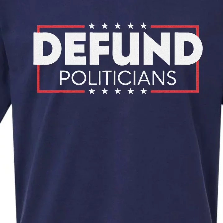 Defund Politicians Sueded Cloud Jersey T-Shirt