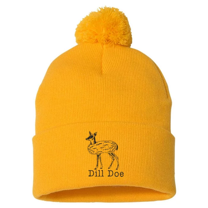 Dill Pickle Dill Doe Pom Pom 12in Knit Beanie