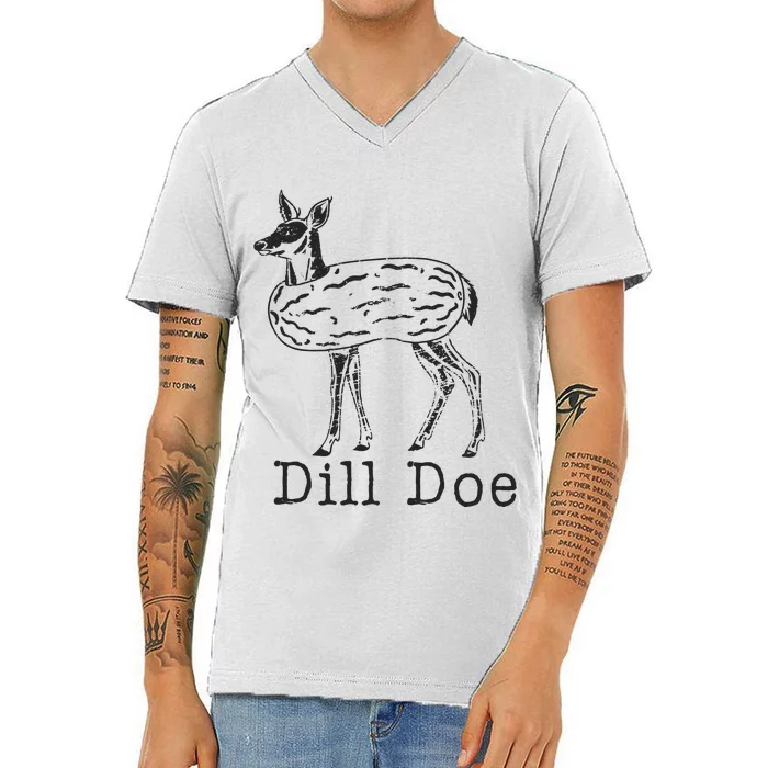 Dill Pickle Dill Doe V-Neck T-Shirt