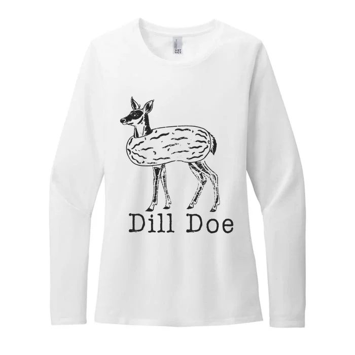 Dill Pickle Dill Doe Womens CVC Long Sleeve Shirt